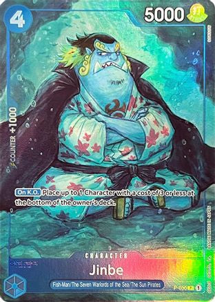 Jinbe (Premium Card Collection -BANDAI CARD GAMES Fest. 23-24 Edition-) (P-030) [One Piece Promotion Cards] Foil - Deck Out Gaming