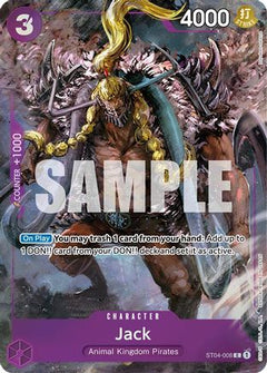 Jack (Premium Card Collection -BANDAI CARD GAMES Fest. 23-24 Edition-) (ST04-008) [One Piece Promotion Cards] Foil - Deck Out Gaming