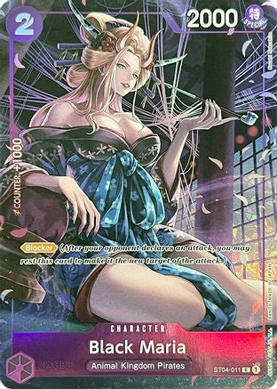 Black Maria (Premium Card Collection -BANDAI CARD GAMES Fest. 23-24 Edition-) (ST04-011) [One Piece Promotion Cards] Foil - Deck Out Gaming