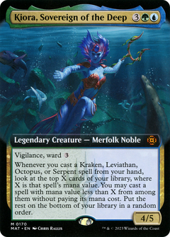 Kiora, Sovereign of the Deep (Extended Art) (170) [March of the Machine: The Aftermath] foil - Deck Out Gaming