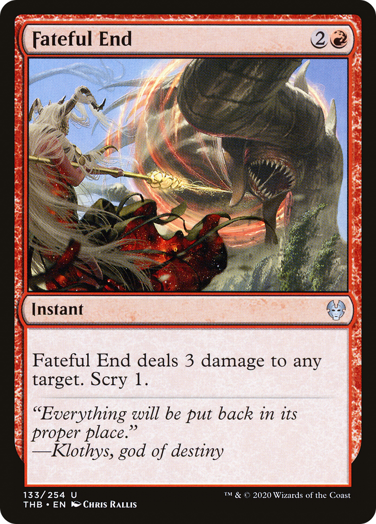 Fateful End (133) [Theros Beyond Death] - Deck Out Gaming