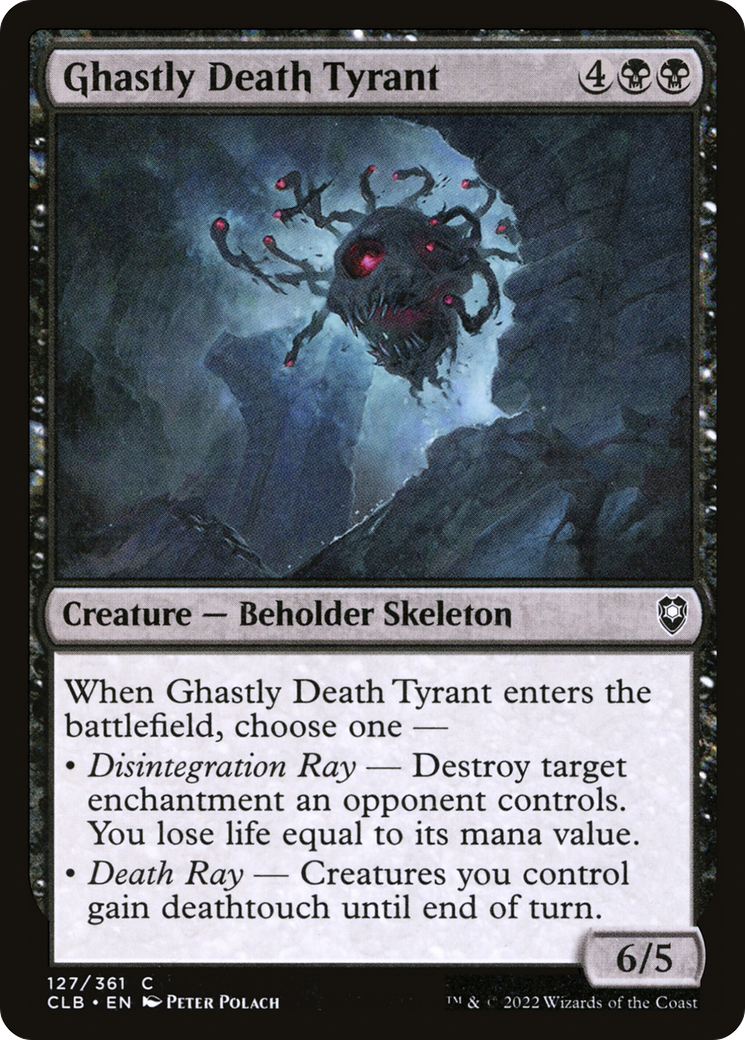 Ghastly Death Tyrant (127) [Commander Legends: Battle for Baldur's Gate] - Deck Out Gaming