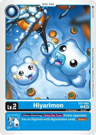 Hiyarimon (EX7-002) [Digimon LIBERATOR] - Deck Out Gaming