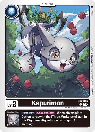 Kapurimon (EX7-005) [Digimon LIBERATOR] - Deck Out Gaming