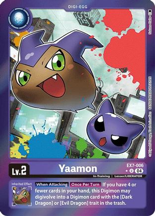 Yaamon (Foil) (EX7-006) [Digimon LIBERATOR] Foil