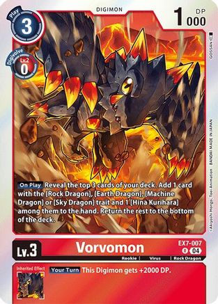 Vorvomon (EX7-007) [Digimon LIBERATOR] Foil - Deck Out Gaming