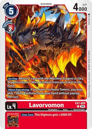 Lavorvomon (EX7-009) [Digimon LIBERATOR] - Deck Out Gaming