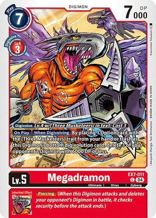 Megadramon (EX7-011) [Digimon LIBERATOR] - Deck Out Gaming