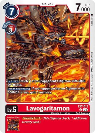 Lavogaritamon (EX7-012) [Digimon LIBERATOR] - Deck Out Gaming