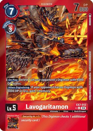 Lavogaritamon (Foil) (EX7-012) [Digimon LIBERATOR] Foil - Deck Out Gaming