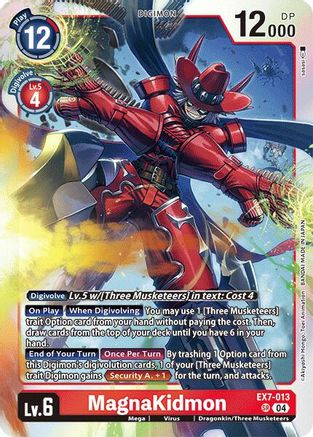 MagnaKidmon (EX7-013) [Digimon LIBERATOR] Foil - Deck Out Gaming