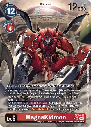 MagnaKidmon (Alternate Art) (EX7-013) [Digimon LIBERATOR] Foil - Deck Out Gaming