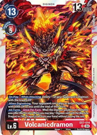 Volcanicdramon (EX7-014) [Digimon LIBERATOR] Foil