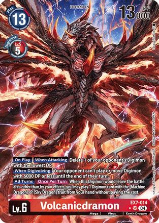 Volcanicdramon (Alternate Art) (EX7-014) [Digimon LIBERATOR] Foil