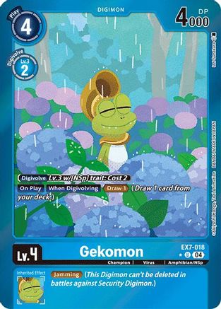 Gekomon (Foil) (EX7-018) [Digimon LIBERATOR] Foil - Deck Out Gaming