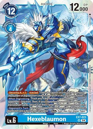 Hexeblaumon (EX7-023) [Digimon LIBERATOR] Foil - Deck Out Gaming