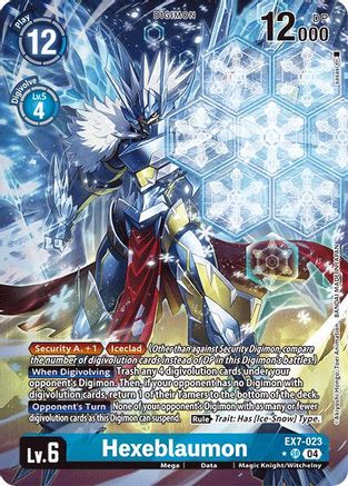 Hexeblaumon (Alternate Art) (EX7-023) [Digimon LIBERATOR] Foil - Deck Out Gaming