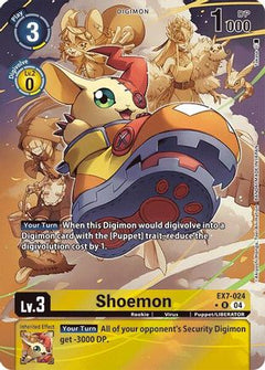 Shoemon (Alternate Art) (EX7-024) [Digimon LIBERATOR] Foil - Deck Out Gaming