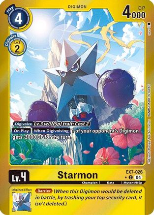 Starmon (Foil) (EX7-026) [Digimon LIBERATOR] Foil