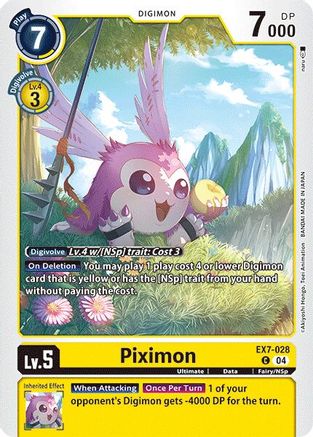 Piximon (EX7-028) [Digimon LIBERATOR] - Deck Out Gaming