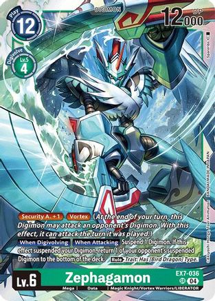 Zephagamon (EX7-036) [Digimon LIBERATOR] Foil