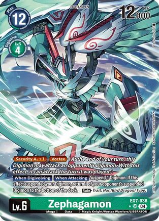 Zephagamon (Alternate Art) (EX7-036) [Digimon LIBERATOR] Foil