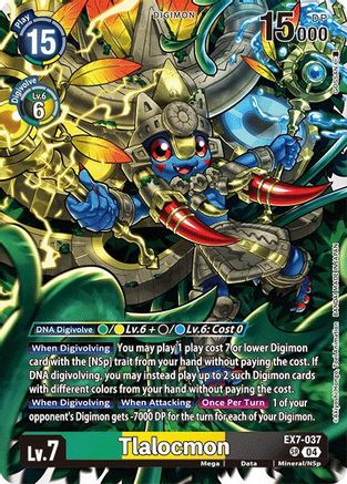 Tlalocmon (EX7-037) [Digimon LIBERATOR] Foil