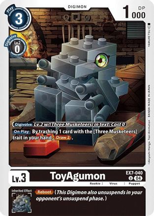 ToyAgumon - EX7-040 (EX7-040) [Digimon LIBERATOR] - Deck Out Gaming