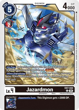 Jazardmon (EX7-042) [Digimon LIBERATOR] - Deck Out Gaming