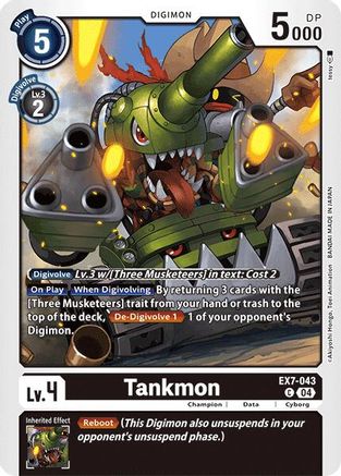 Tankmon (EX7-043) [Digimon LIBERATOR]