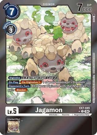 Jagamon (Foil) (EX7-045) [Digimon LIBERATOR] Foil - Deck Out Gaming