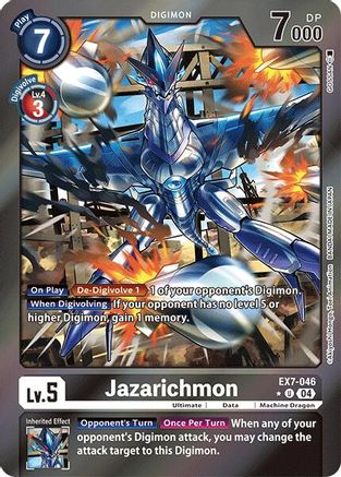 Jazarichmon (Foil) (EX7-046) [Digimon LIBERATOR] Foil - Deck Out Gaming