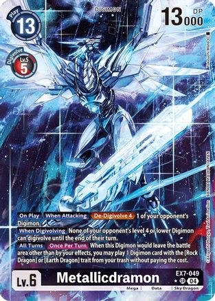 Metallicdramon (Alternate Art) (EX7-049) [Digimon LIBERATOR] Foil - Deck Out Gaming