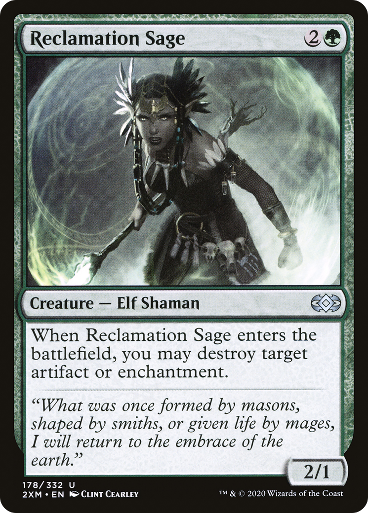 Reclamation Sage (178) [Double Masters] - Deck Out Gaming