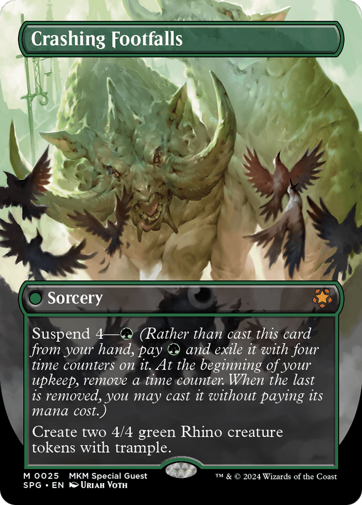 Crashing Footfalls (Borderless) (25) [Special Guests] - Deck Out Gaming