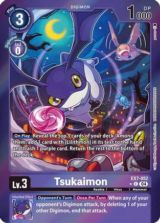 Tsukaimon (Foil) (EX7-052) [Digimon LIBERATOR] Foil - Deck Out Gaming