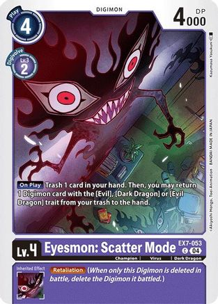 Eyesmon: Scatter Mode (EX7-053) [Digimon LIBERATOR] - Deck Out Gaming