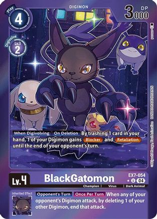 BlackGatomon (Foil) (EX7-054) [Digimon LIBERATOR] Foil - Deck Out Gaming