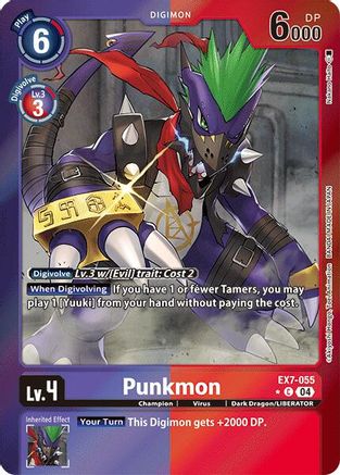 Punkmon (Foil) (EX7-055) [Digimon LIBERATOR] Foil - Deck Out Gaming