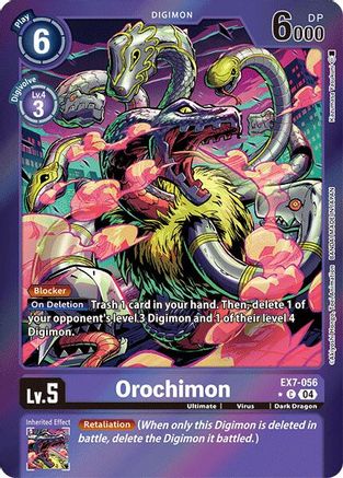 Orochimon (Foil) (EX7-056) [Digimon LIBERATOR] Foil - Deck Out Gaming