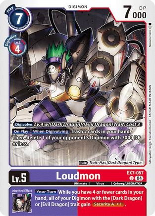 Loudmon (EX7-057) [Digimon LIBERATOR] - Deck Out Gaming