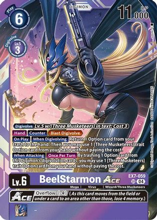 BeelStarmon ACE (EX7-059) [Digimon LIBERATOR] Foil - Deck Out Gaming