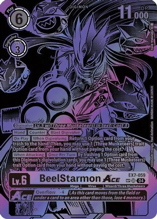 BeelStarmon ACE (Textured) (EX7-059) [Digimon LIBERATOR] Foil - Deck Out Gaming