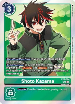 Shoto Kazama (EX7-064) [Digimon LIBERATOR] Foil - Deck Out Gaming