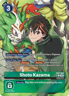 Shoto Kazama (Alternate Art) (EX7-064) [Digimon LIBERATOR] Foil - Deck Out Gaming