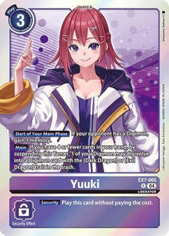 Yuuki (EX7-065) [Digimon LIBERATOR] Foil - Deck Out Gaming