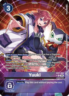 Yuuki (Alternate Art) (EX7-065) [Digimon LIBERATOR] Foil - Deck Out Gaming