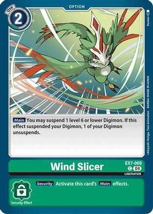 Wind Slicer (EX7-069) [Digimon LIBERATOR] - Deck Out Gaming