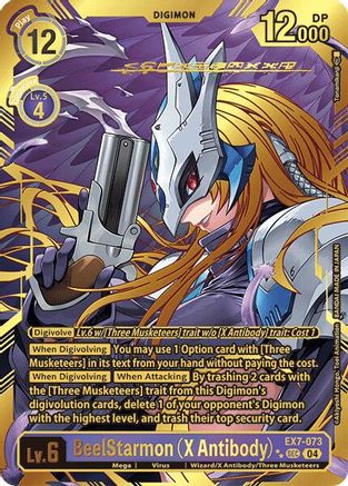 BeelStarmon (X Antibody) (Textured) (EX7-073) [Digimon LIBERATOR] Foil - Deck Out Gaming