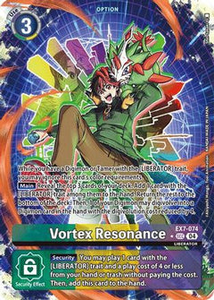 Vortex Resonance (Alternate Art) (EX7-074) [Digimon LIBERATOR] Foil - Deck Out Gaming